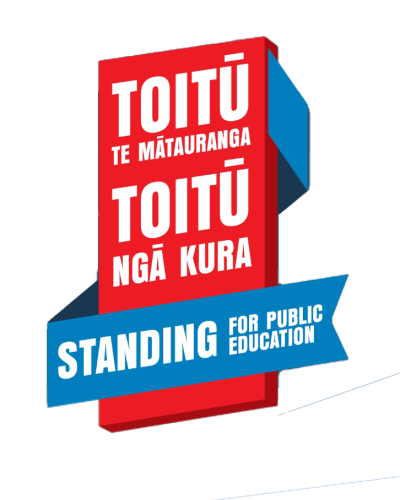Standing for public educ logo